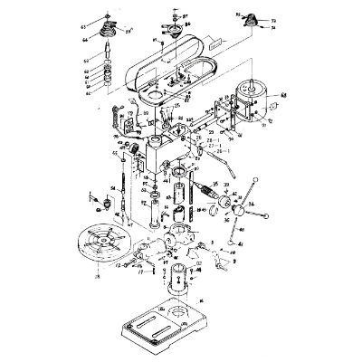 Rack Collar Suit 501083 & 501084 Drill Presses Item # 20