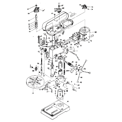 Motor To Suit 501083 & 501084 Drill Press Item # 68