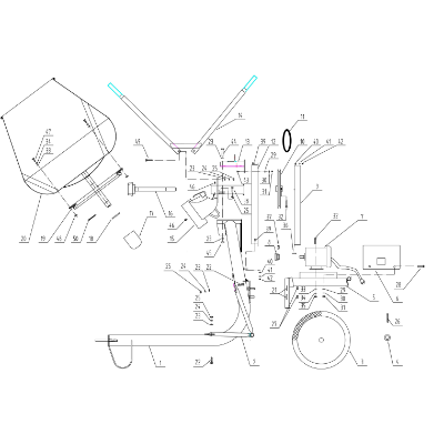 Pulley To Suit 511163 & 511182 Concrete Mixer