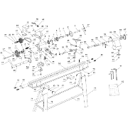Wood Lathe Tail Spindle Suit 531161 531592
