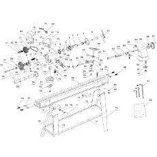 Wood Lathe Handle Assembly Suit 531161-64 531592