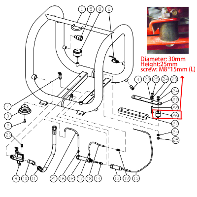 Air Compressor Oil Wire Suit 594487