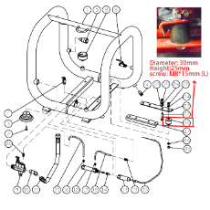 Air Compressor Pump Suit 594487 TD55P Pump Only No Frame Or Controls