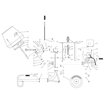 Pulley Inside Cover To Suit 511180 Concrete Mixer
