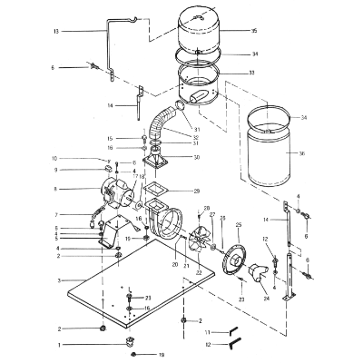 Dust Collector 2 & 3Hp Ch Bag Clamp Refer 530653