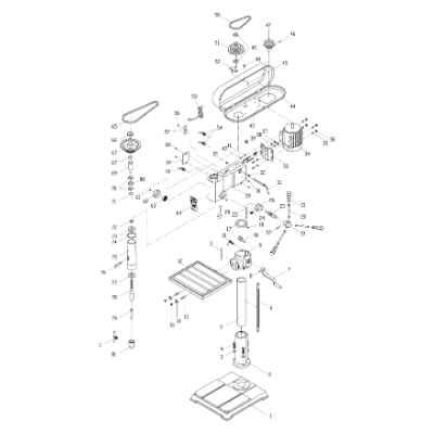 Drill Floor 12Sp Tbl Bckt D92M 532403-5