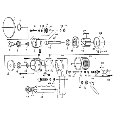 A/Sander D/A Housing Cover 534348