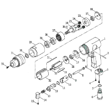 Air Drill 3/8