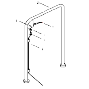 Hyd Scissor Lift 350Kg Cable 576157-31 Release Cable In Plastic Bag Old Model