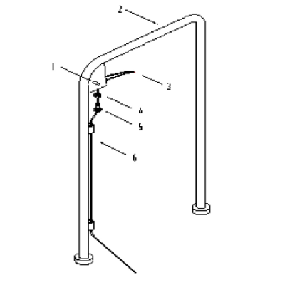 Handle,Cable & Lever Assembly Complete to Suit 576157 Scissor Lift New Model