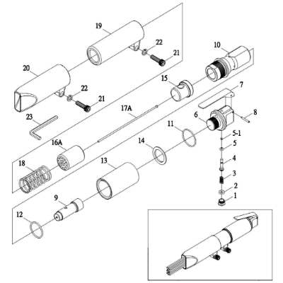 Air Ndle Sclr Valve Stem Valve Stem 577009-4