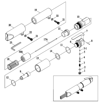 Throttle Lever Suit 577158 Flux Chipper