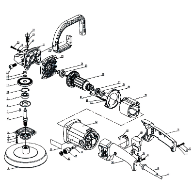 Lock Spring NO19 To Suit 598031 Sander Polisher 537121
