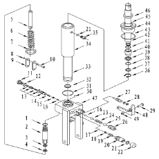 Cable & Lever Assembly To Suit 592580 Scissor Lift