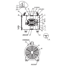 Fan Ventilation 250mm Handle Suit 594294