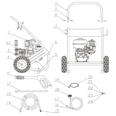 Pressure Washer Pump Suit 594324 New part number 597058 3WZ-2525A - 13