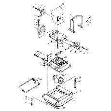 Handle Bracket Assembly With Bolts to Suit 594502 Plate Compactor