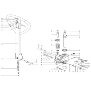 Front Fork Wheel Complete To Suit 594980, 594987 Pallet Truck