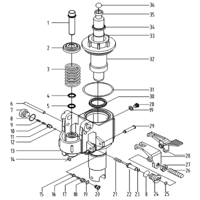 Ram Pump Assembly Complete To Suit 595181 Pallet Truck