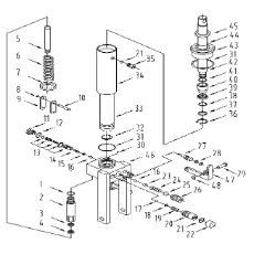 Cable & Lever Assembly  Complete To Suit 595187 Scissor Lift