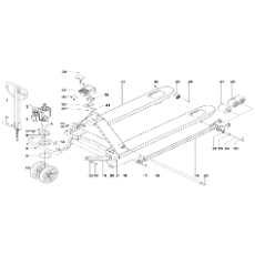 Base Plate Suit Scale on BFC6-4 Pallet Truck 596365