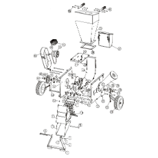 Chipper & Shredder Less Motor 6.5HP Honda Engine To Fit Makes Model 597466