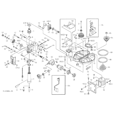 Milling Machine Locknut Suit 532901