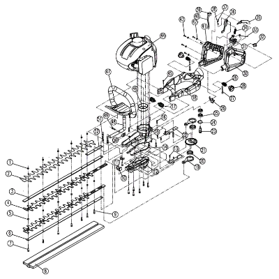 Location Spring 65Mn To suit 596168-34 Toolex Petrol Hedge Trimmer