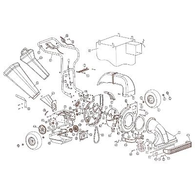 Impeller Suit 597470-12 Toolex Petrol Vacuum Shredder
