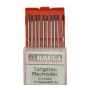 Tig Tungsten Thoriated 1.6mm Pack Of 10 Red Tip DC Only 10162T