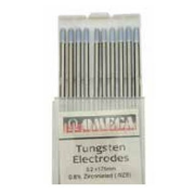 Tig Tungsten Zirconiated 3.2mm Pack of 10 321Z White Tip AC & DC