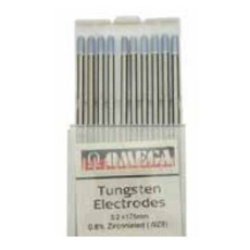 Tig Tungsten Zirconiated 3.2mm Pack of 10 321Z White Tip AC & DC