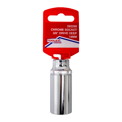 Socket 19mm Metric 3/8