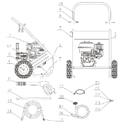 Rubber Foot Suit 597049  Pressure Washers Per Piece
