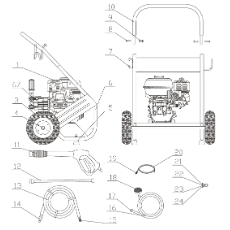 Rubber Foot Suit 597049  Pressure Washers Per Piece
