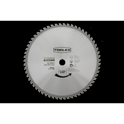 Circular Saw Blade 305MM 60TH Metal Cutting With 25.4MM Bore
