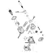 Diamond core drill 80mm 1800W Gearbox pin 595979-29