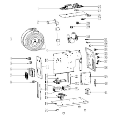 Front Panel Cover To Suit 597075 ADVMIG 200X Inverter  Mig Welder
