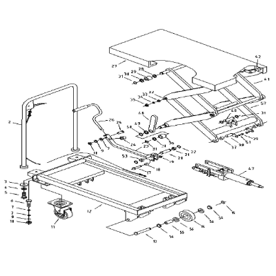 Hyd Scissor Lift Swivel Suit 595185