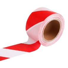Barrier Tape Danger Red White 100m x 7.5cm Single side print