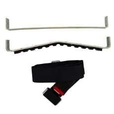 Pole Support Bracket & Safety Locking Belt To Suit Extension Ladder Range In Fiberglass & A