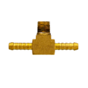 Air Fit Tee 2 Way 1/4Hose 1/4M 06P120404