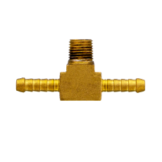 Air Fit Tee 2 Way 1/4Hose 1/4M 06P120404