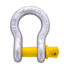 Shackle Bow Screw Pin  22mm x 25mm Galvanised WLL 6.5 tonne AS2741-2002 S209