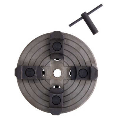 W/Lathe Chuck 4 Jaw 6